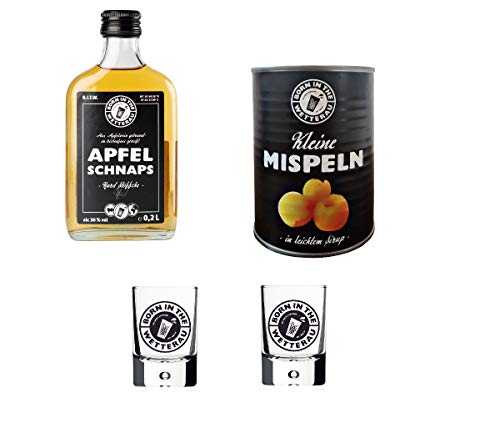 Born in the Wetterau 1 x Mispeln 2 x Glas 4CL 1 x Schnaps 0,2 Liter von Born in the Wetterau