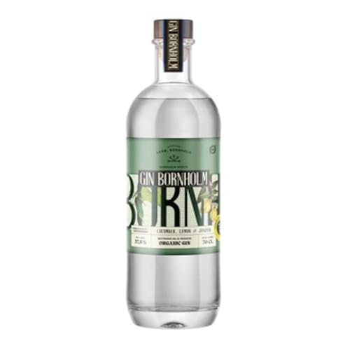 Bio Gin Bornholm Gurke und Zitrone aus Dänemark. 0,7l, Alk. 37,5% Vol. von Bornholmer