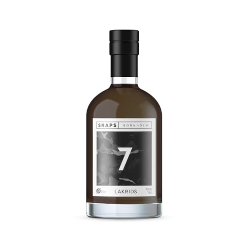 Bio Lakritz Schnaps Bornholm – Organischer Lakritzlikör aus Dänemark, 700 ml, 16% vol. von Bornholmer