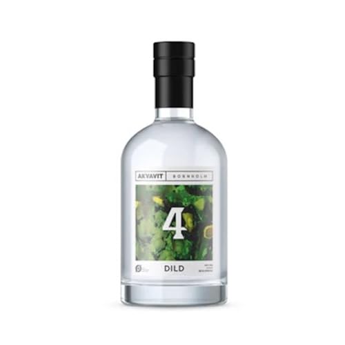 Dill Bio-Akvavit Bornholm, Premium-Aquavit aus Dänemark, 0,5l, Alk. 38% Vol. von Bornholmer