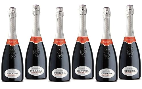 BORTOLOMIOL BANDAROSSA VALDOBBIADENE PROSECCO SUPERIORE EXTRA DRY MILLESIMATO 2023 DOCG 75 CL 6 FLASCHEN von Bortolomiol