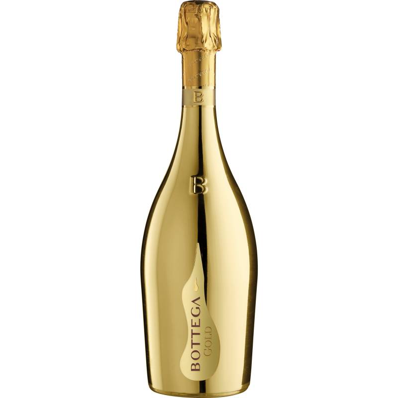 Bottega Gold Prosecco Spumante, Prosecco DOC Spumante Brut, Venetien, Schaumwein von Bottega S.p.A.-31010 Bibano di Godega di Sant'Urbano-Italia