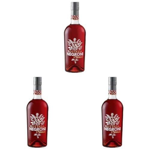 Bottega Negroni Premix - 700ml (Packung mit 3) von Bottega