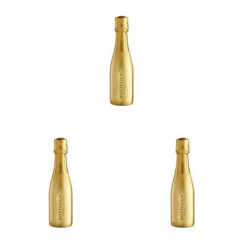 Bottega Piccolo Bottega "Gold" Prosecco Spumante Brut DOC Prosecco (1 x 0.2 l) (Packung mit 3) von Bottega