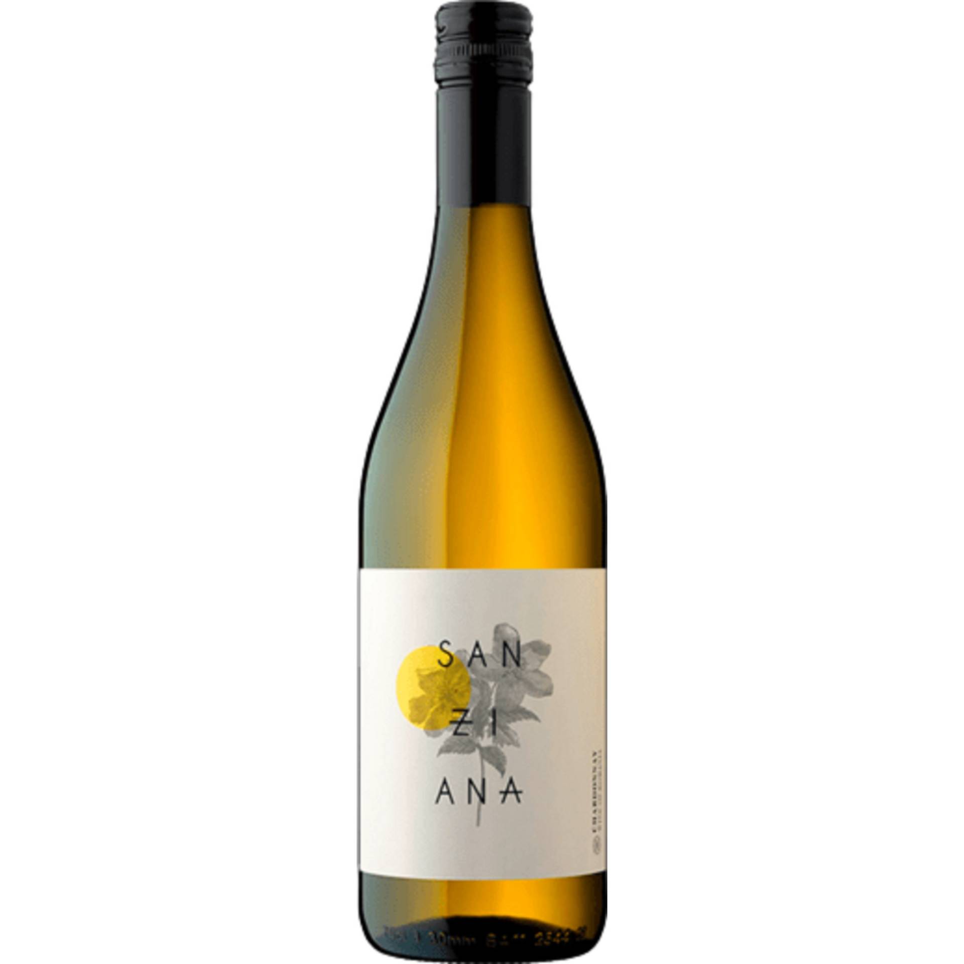 Cramele Recas Sanziana Chardonnay, Banat, Banat, 2023, Weißwein von Bottled by Cramele Recas, 307340, Jud Timis, Romania