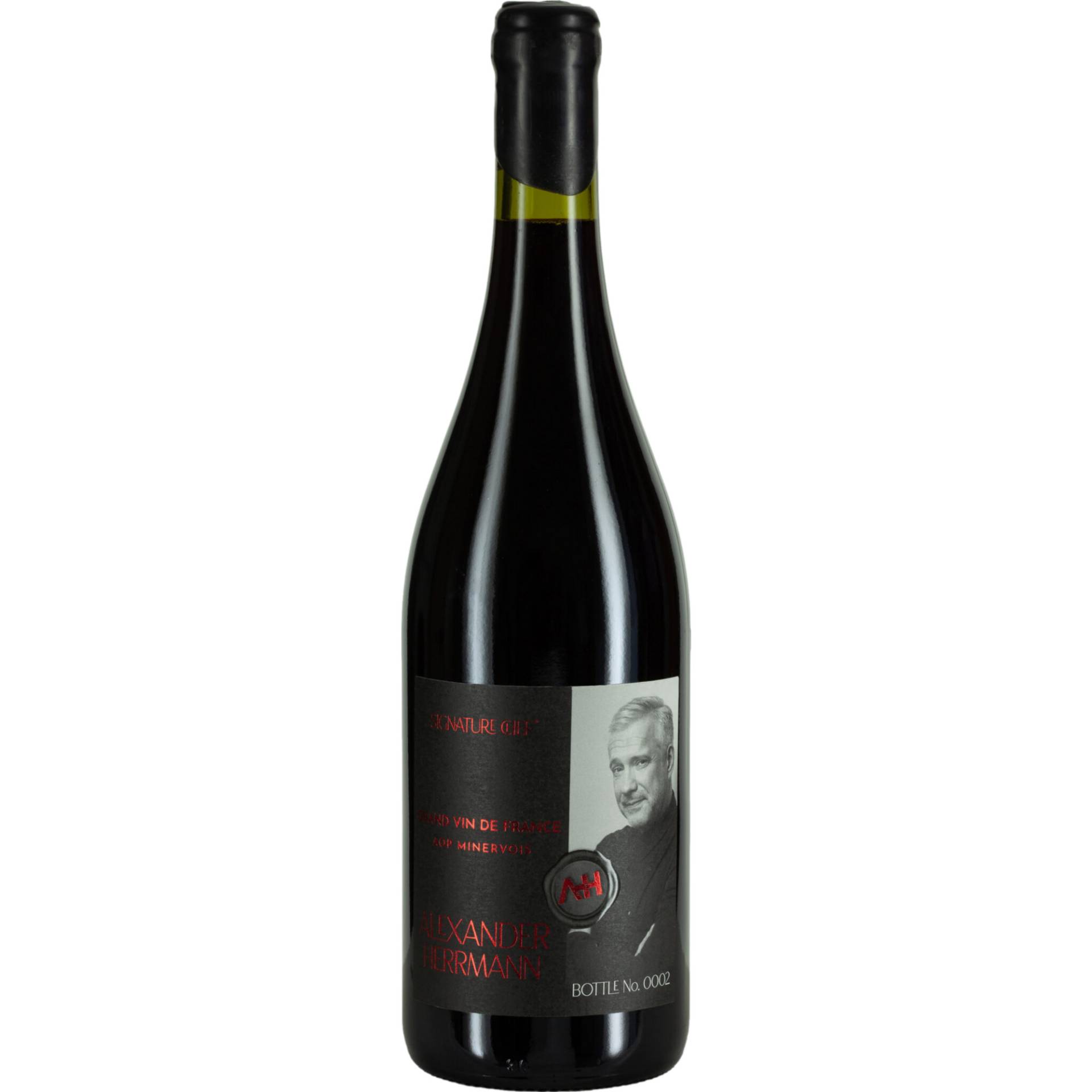 Alexander Herrmann - Signature Chef GSM, Minervois AOP, Languedoc-Roussillon, 2020, Rotwein von Bottled for Wines and Brands – Lattes – France By EMB11N458 at 11800 - France