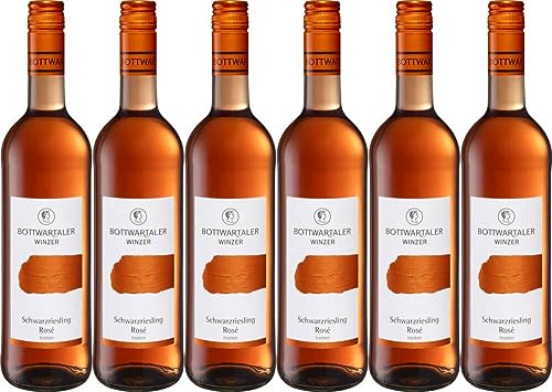 6x Kupfer Schwarzriesling Rosé trocken 2023 - Bottwartaler Winzer eG, Württemberg - Rosé von Bottwartaler Winzer eG