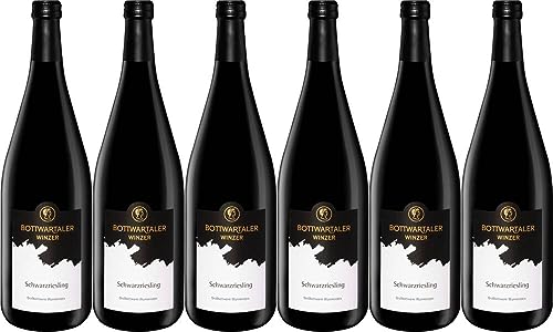 6x Schwarzriesling halbtrocken 2022 - Bottwartaler Winzer eG, Württemberg - Rotwein von Bottwartaler Winzer eG