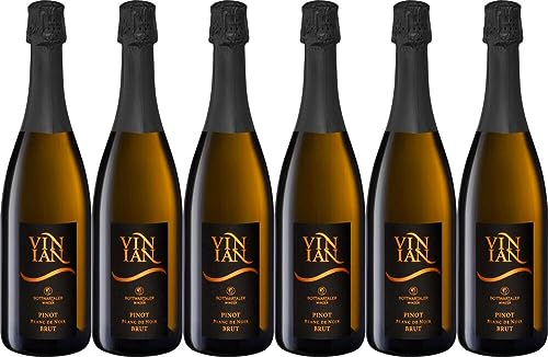 6x Vinian Brut Blanc de Noir Sekt 2020 - Bottwartaler Winzer eG, Württemberg - Weißwein von Bottwartaler Winzer eG