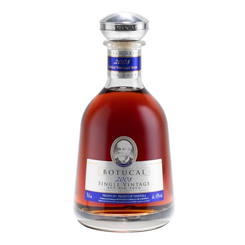 Botucal Single Vintage 2008 - Ultra Premium Rum - ein hochwertiges Geschenk - Rechhaltiges Aromaprofil, Noten aus Kaffee, Vanille und reifen Früchten -0.7L/43% Vol. von BOTUCAL