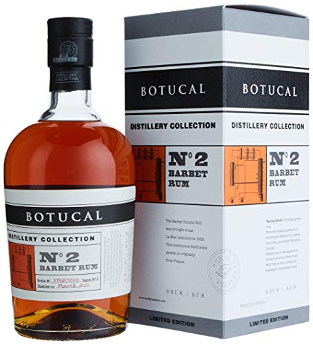 Botucal | The Distillery Collection | No. 2 Barbet Rum | 700 ml | 47% Vol. | In Fässern aus amerikanischer Weißeiche gereift | Tropisch fruchtige Noten | Ausgeprägtes & ausbalanciertes Bouquet von Botucal