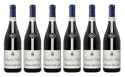 6x 0,75l - 2022er - Bouchard Aîné & Fils - Beaujolais-Villages A.O.P. - Frankreich - Rotwein trocken von Bouchard Aîné & Fils