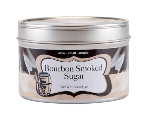 Bourbon Barrel Foods Bourbon Smoked Sugar – Im Bourbonfass geräucherter Rohrzucker, 283g von Bourbon Barrel Foods