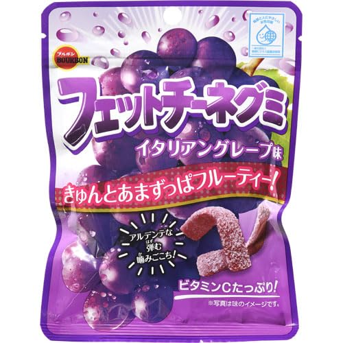 Fettuccine Gummy Grape Saure Fruchtgummis - Japanische Süßigkeit - Traubengeschmack 50g von Bourbon