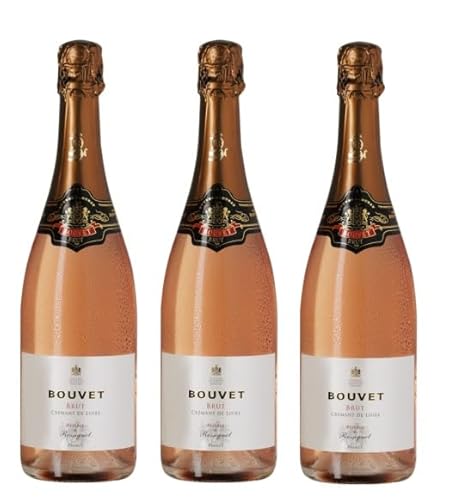 3x 0,75l - Bouvet Ladubay - Réserve de Rossignol - Rosé - brut - Crémant de Loire A.O.P. - Loire - Frankreich - Rosé-Schaumwein brut von Bouvet Ladubay