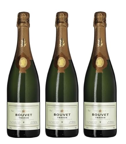 3x 0,75l - Bouvet Ladubay - Trésor - Blanc - Saumur A.O.P. - Loire - Frankreich - Schaumwein brut von Bouvet Ladubay