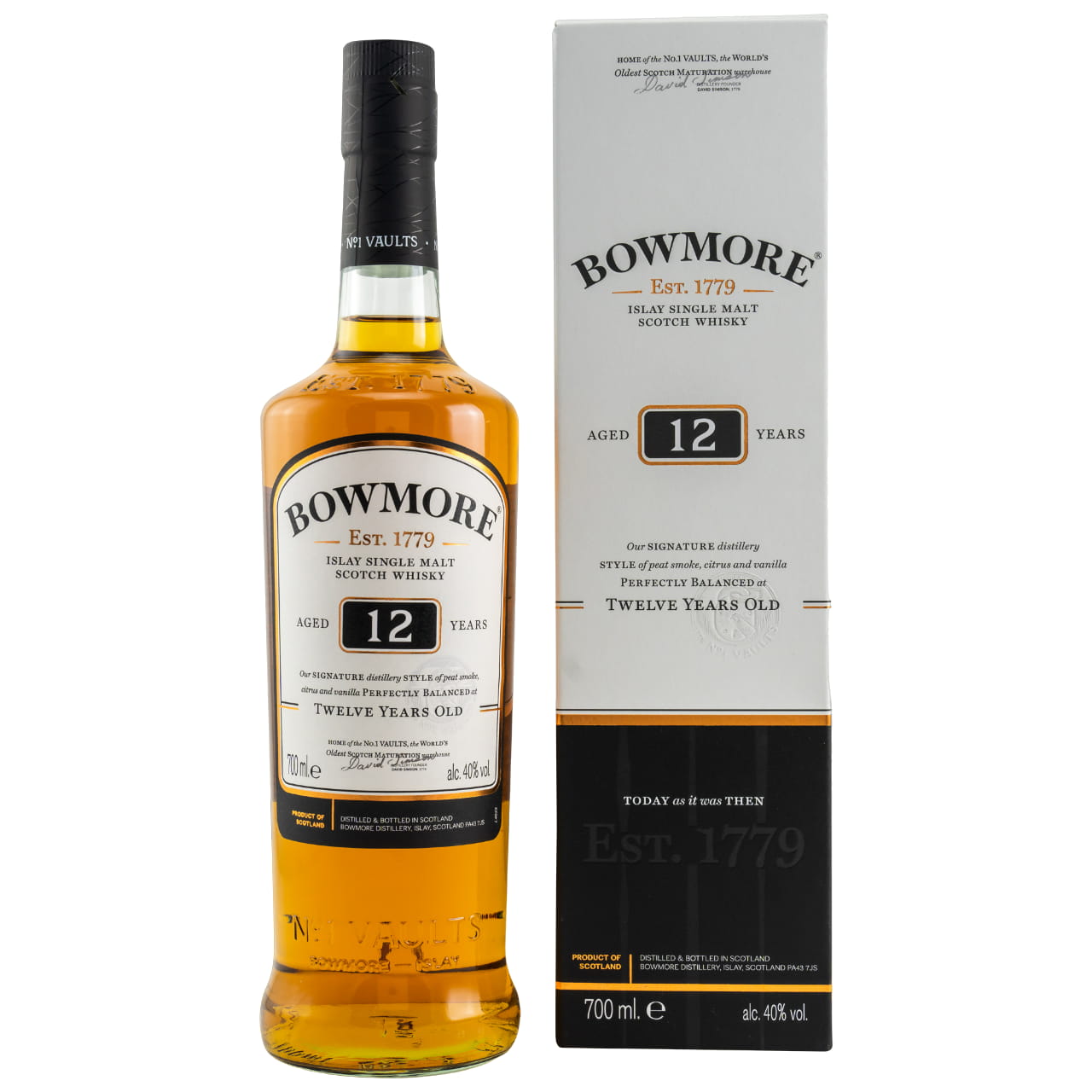 Bowmore 12 Jahre 40% vol. 0,7 l von Bowmore