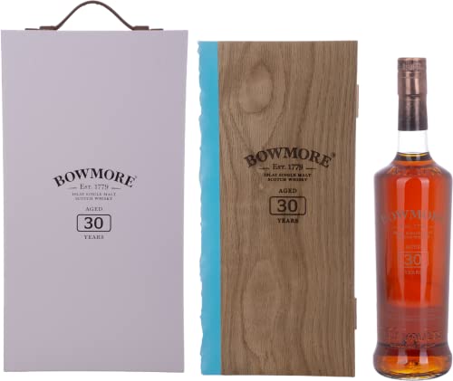 Bowmore 30 Years Old Islay Single Malt 45,3% Vol. 0,7l in Holzkiste von Bowmore