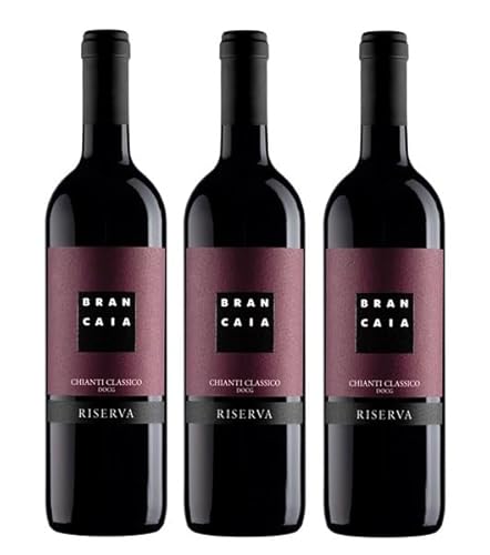 3x 0,75l - 2021er - Brancaia - Chianti Classico Riserva D.O.C.G. - Toscana - Italien - Rotwein trocken von Brancaia