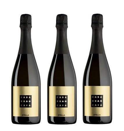 3x 0,75l - Brancaia - Stella - Vino Spumante di Qualita - brut - Toscana - Italien - Schaumwein brut von Brancaia