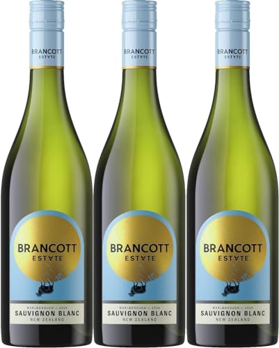 Brancott Estate Sauvignon Blanc Weißwein Wein trocken Neuseeland Inkl FeinWert E-Book (3 x 0,75l) von Brancott Estate