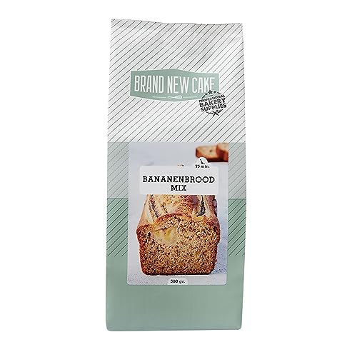 BrandNewCake® Bananenbrot Backmischung 500g - Einfaches und Leckeres Bananenbrot Selber Backen von Brand New Cake