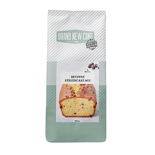 BrandNewCake® Betuwse Kirschenkuchen-Mix 400g – Traditioneller Kirschkuchen, Einfach zu Backen, Perfekt für Jeden Anlass von Brand New Cake