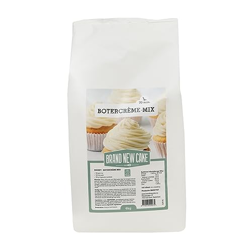 BrandNewCake® Buttercreme Mix 4kg - Perfekte Backmischung für Kuchen und Torten von Brand New Cake