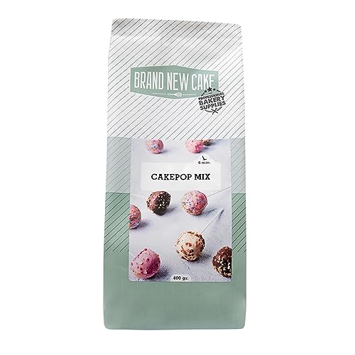 BrandNewCake® Cakepop-Mix 400g - Einfache Backmischung für Perfekte Cakepops - Leckere und Schnelle Zubereitung von Brand New Cake