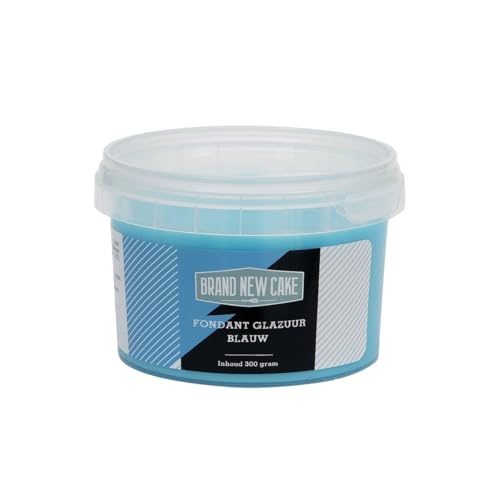 BrandNewCake® Fondant Glasur Blau 300g - Perfekt für Tortendekoration und Verzierung - Hochwertige Kuchengarnierung von Brand New Cake