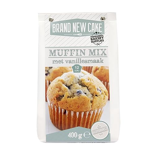 BrandNewCake® Glutenfreie Muffin Backmischung 400g - Einfaches und Schnelles Backen für Leckere Muffins von Brand New Cake