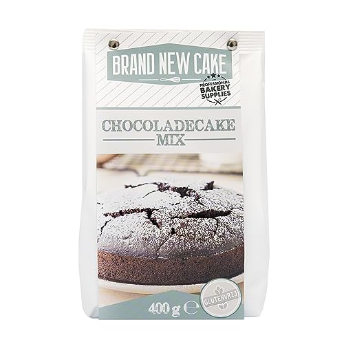 BrandNewCake® Glutenfreie Schokoladenkuchen-Mischung 400g - Backmischung für köstliche Schokoladenkuchen von Brand New Cake