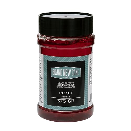 BrandNewCake® Mirror Glaze Glitter Rot 375g - Spiegelglanz Glasur für Kuchen und Desserts - Perfekte Tortendekoration von Brand New Cake