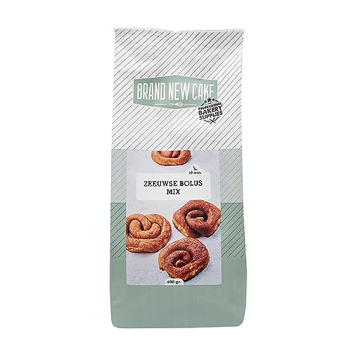 BrandNewCake® Original Zeeuwse Bolussen Backmischung 400g – Traditionelle niederländische Zimt-Schnecken für köstliches Gebäck von Brand New Cake