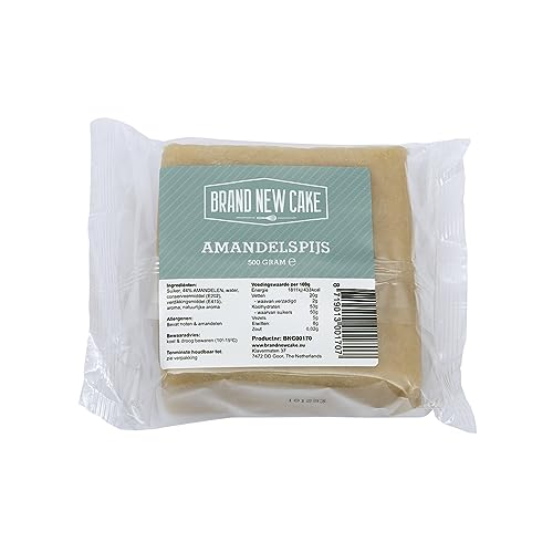 BrandNewCake® Traditionelle Amandelspijs 500g - Perfekt für Leckere Backkreationen! von Brand New Cake