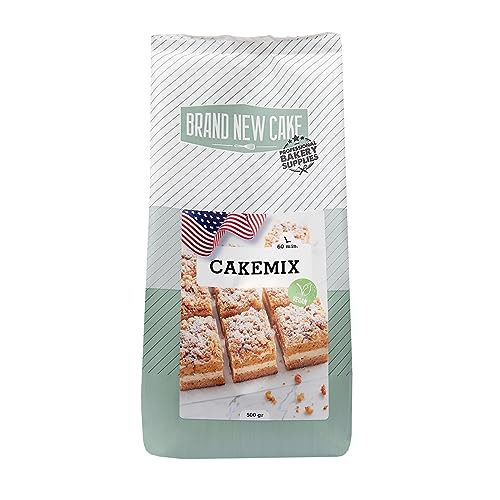 BrandNewCake® Vegane Kuchenmischung 500g - Einfaches Backen - Leckere Ergebnisse von Brand New Cake