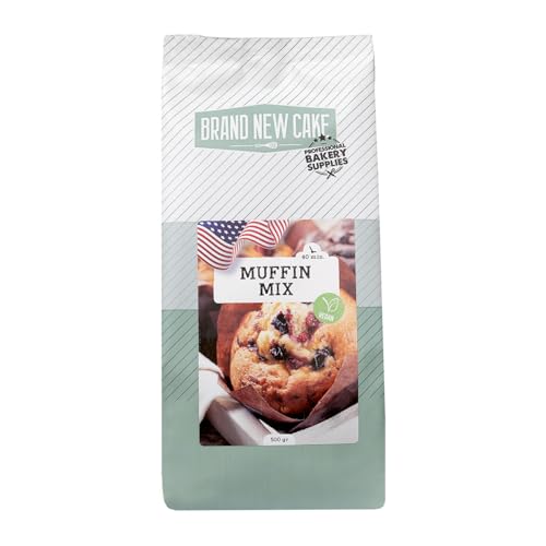 BrandNewCake® Vegane Muffin Backmischung 500g - Einfach zu Backen, Lecker und Gesund von Brand New Cake