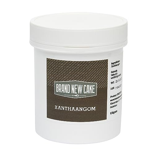 BrandNewCake® Xanthan Gum 130g - Natürliches Verdickungsmittel für Backen und Kochen - Glutenfrei und Vegan von Brand New Cake