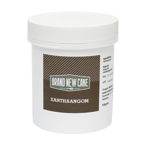 BrandNewCake® Xanthan Gum 130g - Natürliches Verdickungsmittel für Backen und Kochen - Glutenfrei und Vegan von Brand New Cake