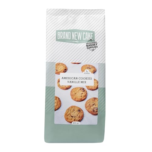 BrandNewCake® Amerikanische Vanille Cookies Backmischung 400g - Einfaches und Leckeres Backen von Brand New Cake