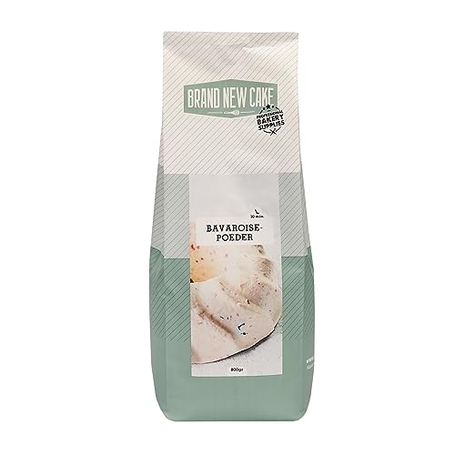 BrandNewCake® Bavarois Pulver Neutral 800g - Vielseitige Dessertmischung für Cremige Torten und Nachspeisen von Brand New Cake