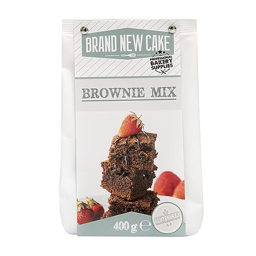 BrandNewCake® Glutenfreie Brownie-Mix 400g - Leckere Backmischung für saftige Brownies von Brand New Cake