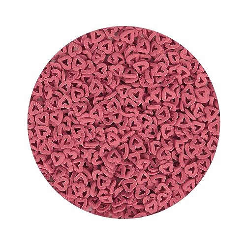 BrandNewCake® Rote Herz-Konfetti 50g - Streusel - Sprinkles - Kuchen Dekoration von Brand New Cake