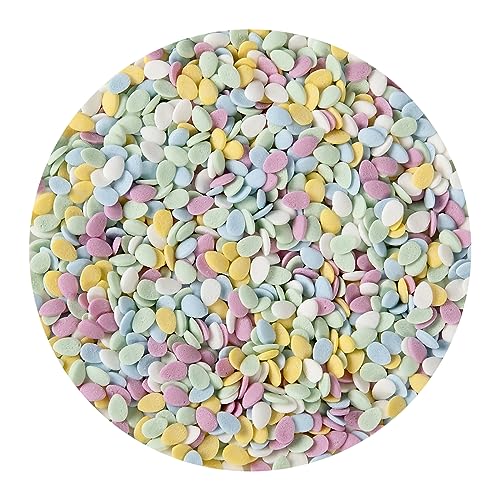 BrandNewCake® Konfetti Ei Förmchen 500g - Streusel - Sprinkles - Torten Dekoration von Brand New Cake