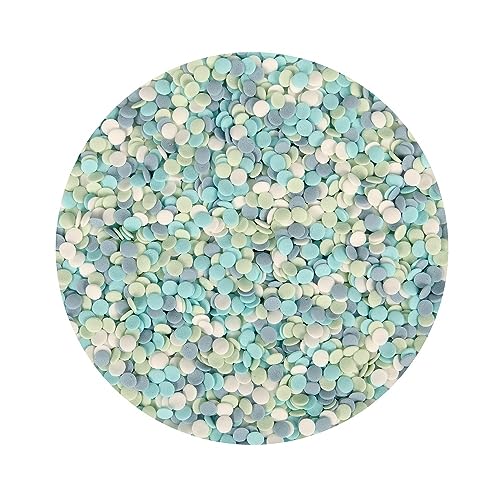 BrandNewCake® Bunte Confetti Pastel Rondjes 6mm 60g - Streusel für Kuchen & Torten - Perfekte Tortendekoration von Brand New Cake