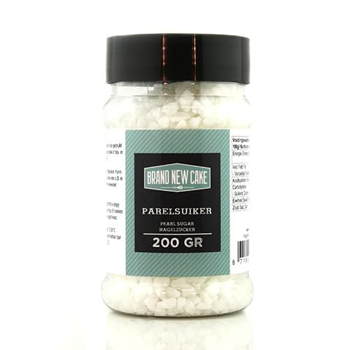 BrandNewCake® Hagelzucker 500g - Perfekt für Kekse und Kuchendekorationen - Zuckerperlen für Backen und Verzieren von Brand New Cake