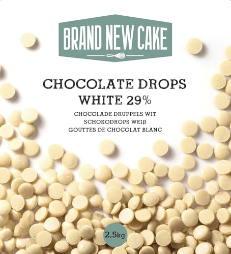 BrandNewCake Schokodrops Weiß (29%) 2,5kg von Brand New Cake