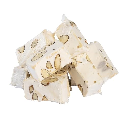 BrandNewCake® Nougat Montelimar 120g - Traditioneller Französischer Nougat mit Mandeln und Honig - Perfekt für Naschkatzen und Feinschmecker von Brand New Cake