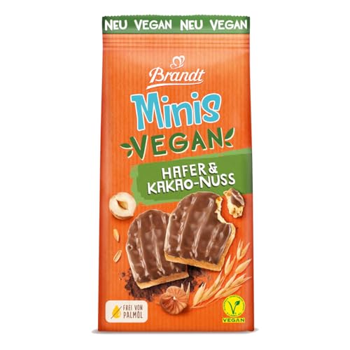 Brandt Minis Vegan Hafer und Kakao Nuss Zwieback 85g von Brandt