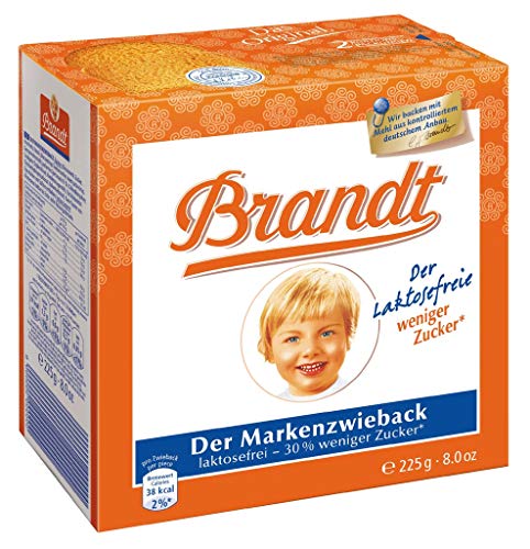 Brandt Zwieback Laktosefrei 225g von Brandt